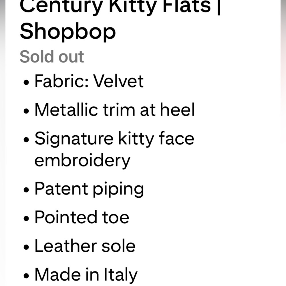 Charlotte Olympia Mid Century Kitty Flats - New in Box - Sz. 41 - Picture 11 of 11